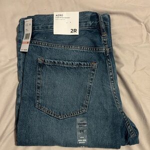 Aeropostale Blue High Rise Baggy Jeans